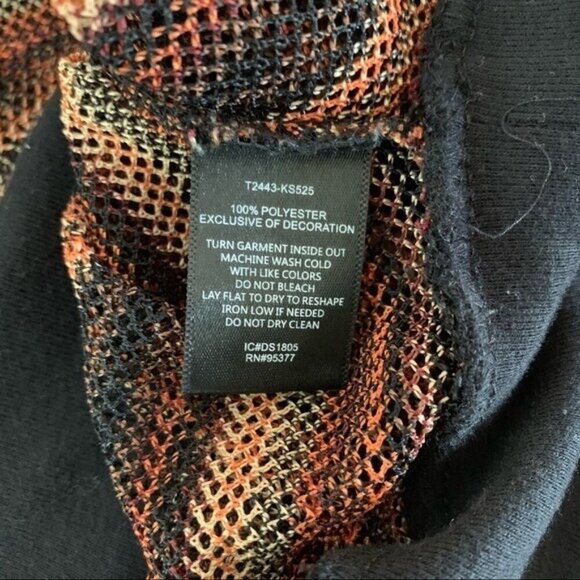 Sanctuary Top Small Brown Sheer Boho Flowy Lightweight Layer Festival Vibe - Picture 7 of 7